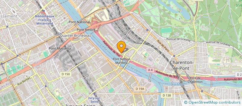 localisation de l'entreprise MONSIEUR DAMIEN RUFFE  CHARENTON-LE-PONT