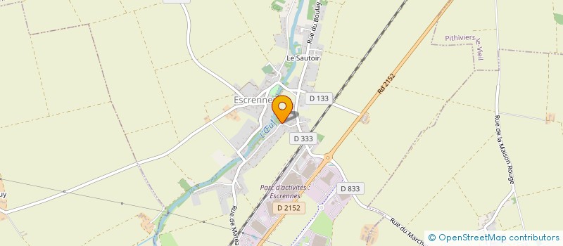 localisation de l'entreprise MONSIEUR DAMIEN SAGOT à ESCRENNES