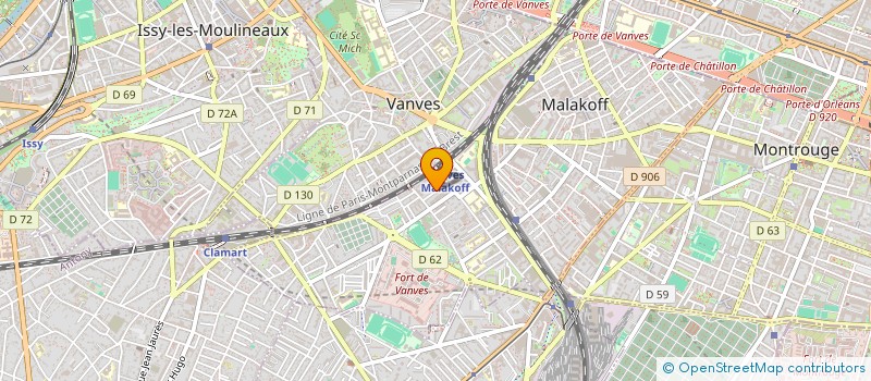 localisation de l'entreprise MONSIEUR DAMIEN SALORT  MALAKOFF