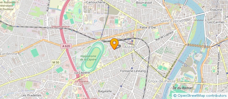 localisation de l'entreprise MONSIEUR DAMIEN SAMPER  TOULOUSE