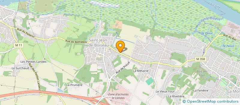 localisation de l'entreprise MONSIEUR DAMIEN SAMZUN  SAINT-JEAN-DE-BOISEAU