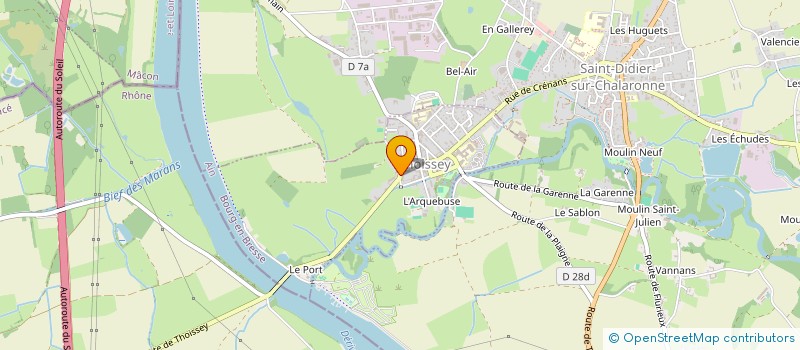 localisation de l'entreprise MONSIEUR DAMIEN SANCHO  THOISSEY