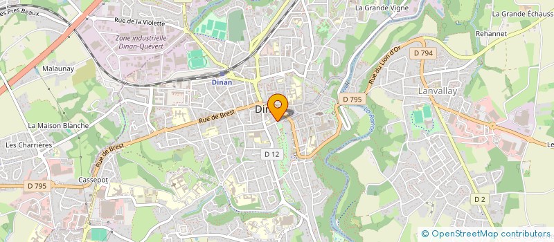 localisation de l'entreprise MONSIEUR DAMIEN SANDERS  DINAN