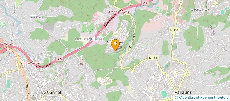 localisation de l'entreprise MONSIEUR DAMIEN SANFILIPPO à MOUGINS