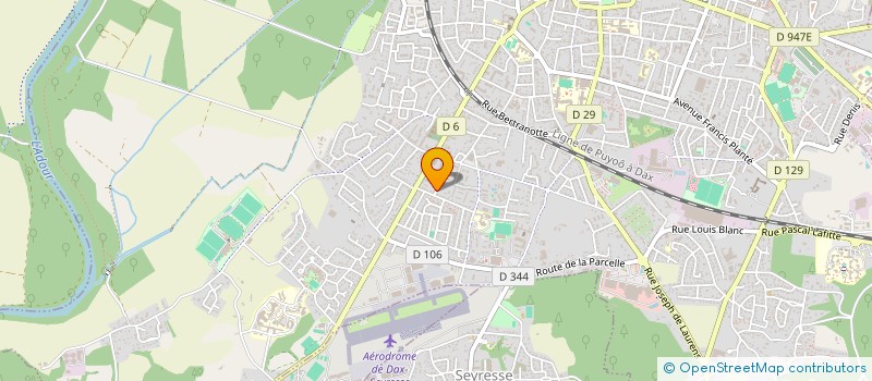 localisation de l'entreprise MONSIEUR DAMIEN SANMARTIN  DAX