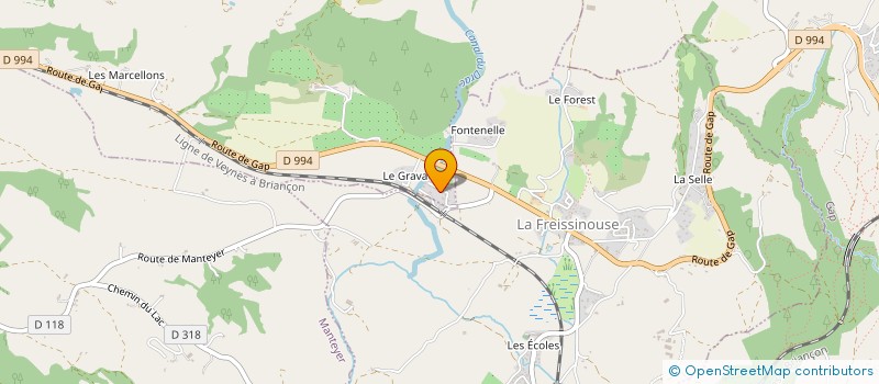 localisation de l'entreprise MONSIEUR DAMIEN SAUDEMONT  LA ROCHE-DES-ARNAUDS