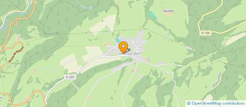 localisation de l'entreprise MONSIEUR DAMIEN SAUNIER  MONTANDON