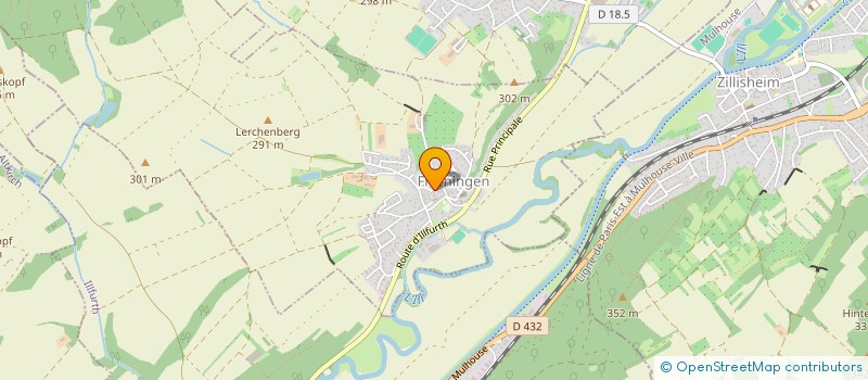 localisation de l'entreprise MONSIEUR DAMIEN SCHERRER  EGLINGEN