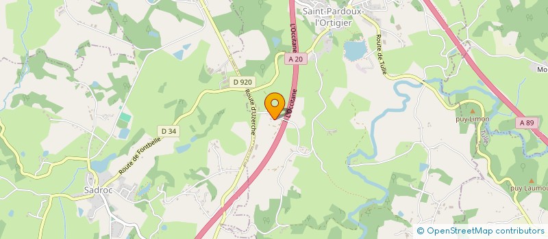 localisation de l'entreprise MONSIEUR DAMIEN SCHIES  SAINT-PARDOUX-L'ORTIGIER