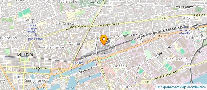 localisation de l'entreprise MONSIEUR DAMIEN SCHMIT  LE HAVRE