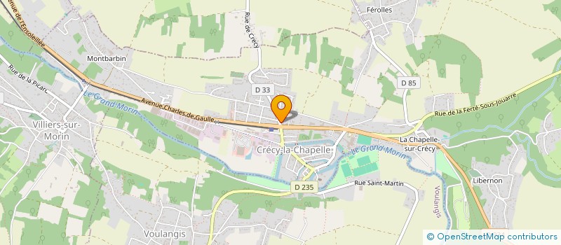 localisation de l'entreprise MONSIEUR DAMIEN SERGEANT  CRECY-LA-CHAPELLE