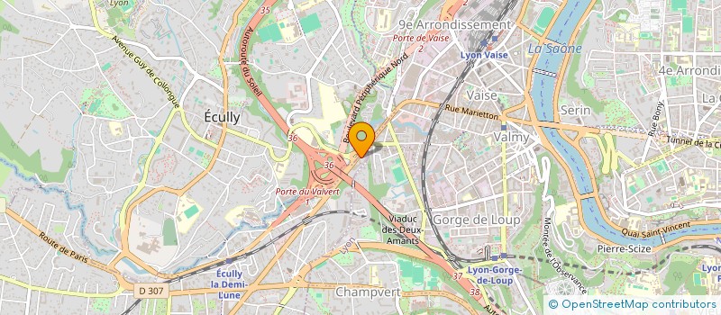 localisation de l'entreprise MONSIEUR DAMIEN SERVETTAZ  TASSIN-LA-DEMI-LUNE