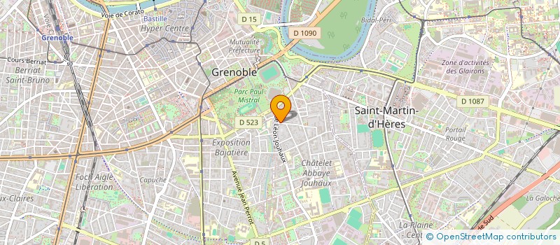 localisation de l'entreprise MONSIEUR DAMIEN SERVOIN à GRENOBLE