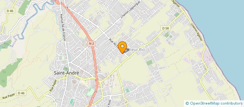 localisation de l'entreprise MONSIEUR DAMIEN SERY  SAINT-ANDRE