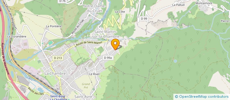localisation de l'entreprise MONSIEUR DAMIEN SIBUE  SAINT-MARTIN-SUR-LA-CHAMBRE