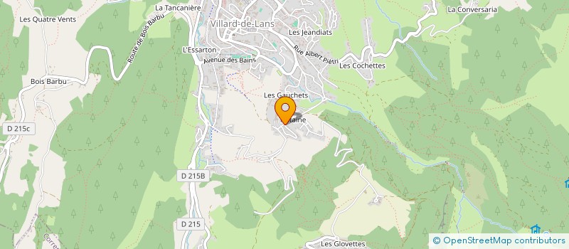 localisation de l'entreprise MONSIEUR DAMIEN SILVESTRE-POTTIN à VILLARD-DE-LANS