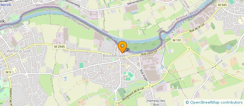 localisation de l'entreprise MONSIEUR DAMIEN SIMOENS  BOUSBECQUE