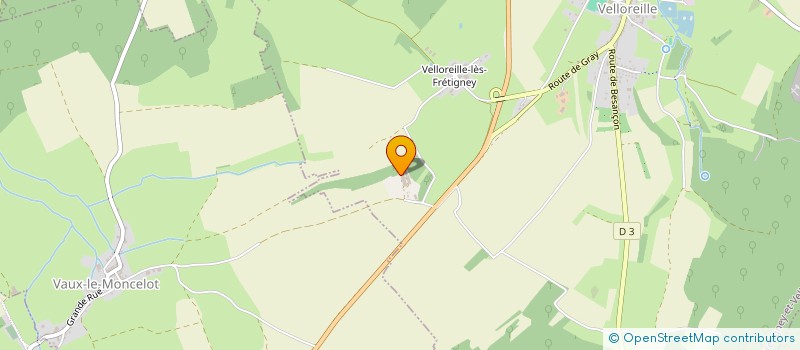 localisation de l'entreprise MONSIEUR DAMIEN SOCIE  FRETIGNEY-ET-VELLOREILLE