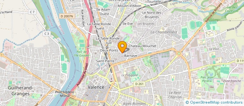 localisation de l'entreprise MONSIEUR DAMIEN SOLER  BOURG-LES-VALENCE