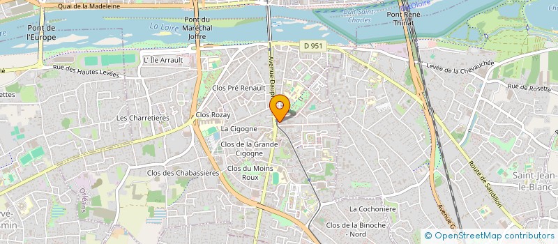 localisation de l'entreprise MONSIEUR DAMIEN SOUDRY  ORLEANS