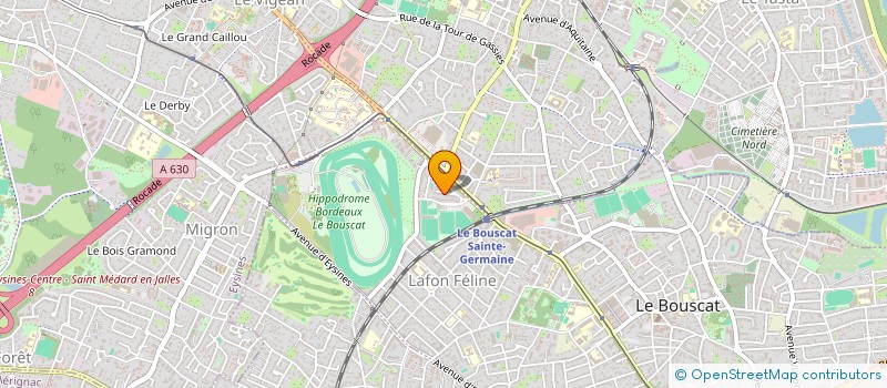 localisation de l'entreprise MONSIEUR DAMIEN SOUILLAC  LE BOUSCAT