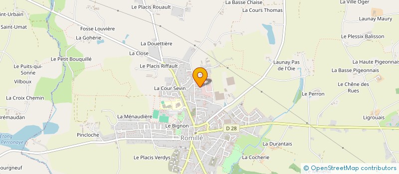 localisation de l'entreprise MONSIEUR DAMIEN SOUILLARD  ROMILLE