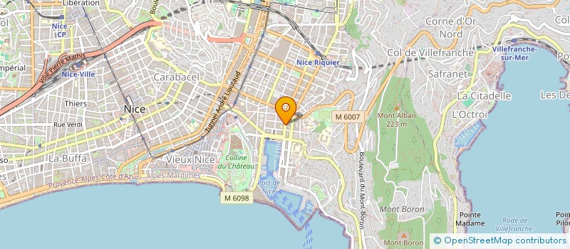 localisation de l'entreprise MONSIEUR DAMIEN SOUPIZET à NICE