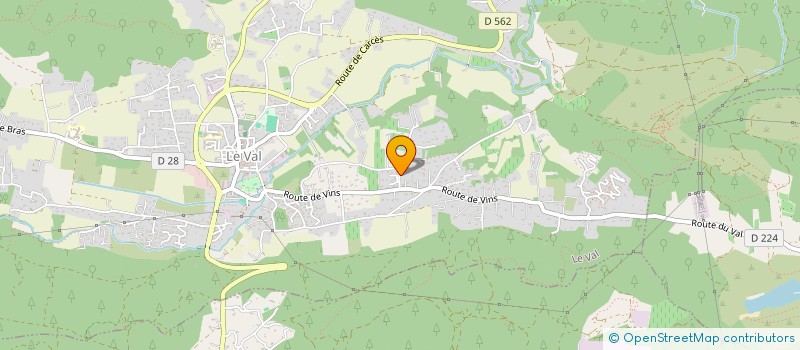 localisation de l'entreprise MONSIEUR DAMIEN SPIESS  LE VAL