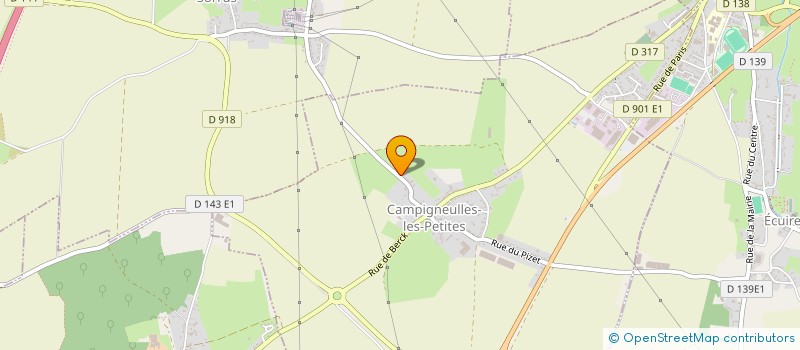 localisation de l'entreprise MONSIEUR DAMIEN STADELMANN  CAMPIGNEULLES-LES-PETITES