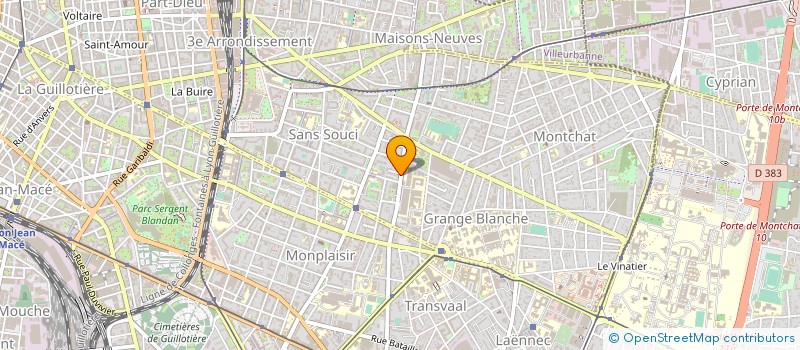 localisation de l'entreprise MONSIEUR DAMIEN STECK à LYON 3EME