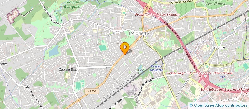 localisation de l'entreprise MONSIEUR DAMIEN STEFANUTO  PESSAC