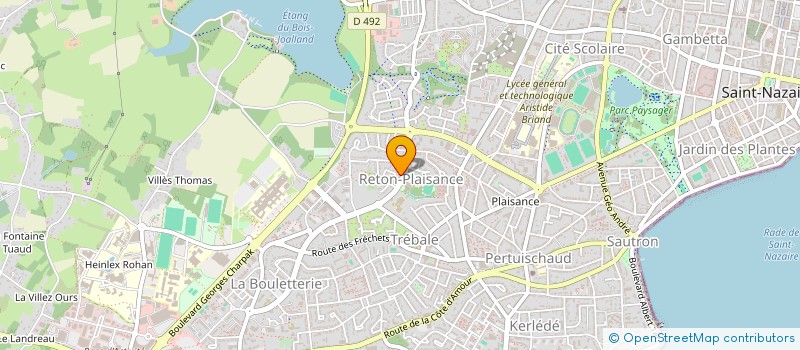 localisation de l'entreprise MONSIEUR DAMIEN STEYLAERS  SAINT-NAZAIRE