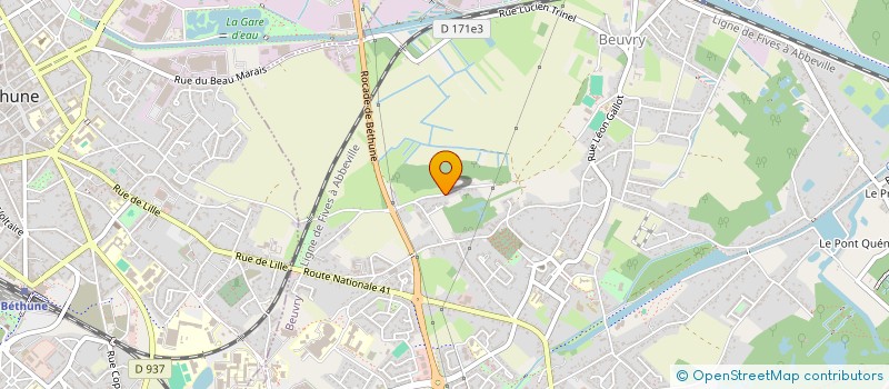 localisation de l'entreprise MONSIEUR DAMIEN STOPE  BEUVRY