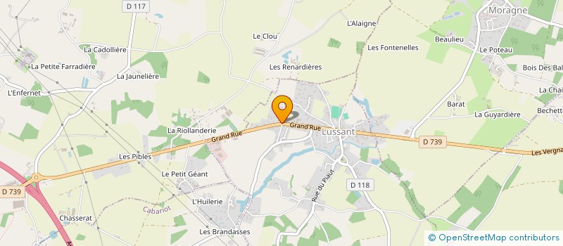 localisation de l'entreprise MONSIEUR DAMIEN STRANSKY  LUSSANT