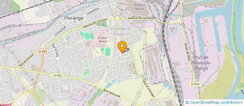 localisation de l'entreprise MONSIEUR DAMIEN STREIT  FLORANGE