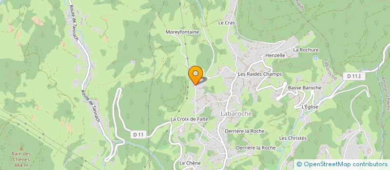 localisation de l'entreprise MONSIEUR DAMIEN SZABADI  LABAROCHE