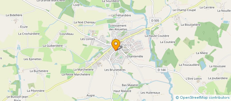 localisation de l'entreprise MONSIEUR DAMIEN TACHEAU  SAINT-PIERRE-DES-NIDS