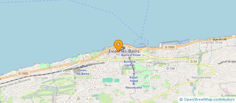 localisation de l'entreprise MONSIEUR DAMIEN TALIERCIO à EVIAN-LES-BAINS