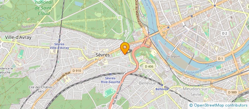 localisation de l'entreprise MONSIEUR DAMIEN TAMISIER à SEVRES
