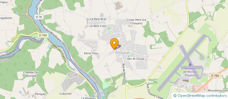 localisation de l'entreprise MONSIEUR DAMIEN TANGUY à MORLAIX