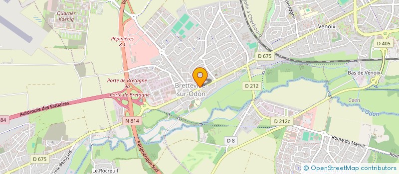 localisation de l'entreprise MONSIEUR DAMIEN TEISSEDRE  BRETTEVILLE-SUR-ODON