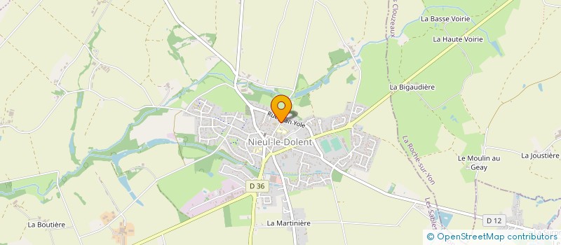 localisation de l'entreprise MONSIEUR DAMIEN TESSON  NIEUL-LE-DOLENT