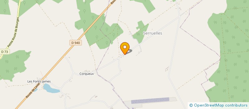 localisation de l'entreprise MONSIEUR DAMIEN THEUIL  SERRUELLES