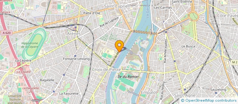 localisation de l'entreprise MONSIEUR DAMIEN THEUREAU  TOULOUSE