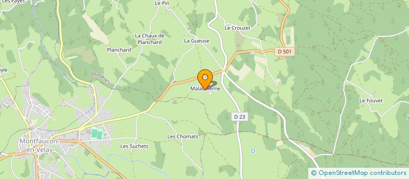 localisation de l'entreprise MONSIEUR DAMIEN THEVENET  DUNIERES