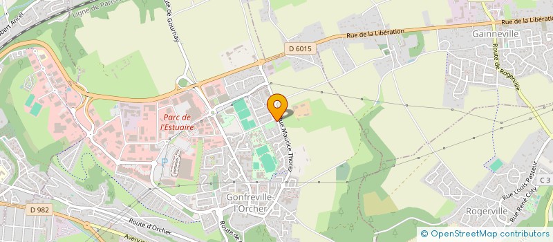 localisation de l'entreprise MONSIEUR DAMIEN THIEBAULT  GONFREVILLE-L'ORCHER