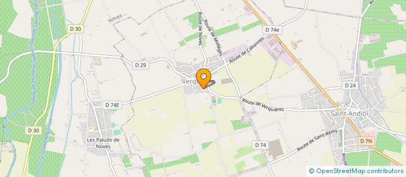 localisation de l'entreprise MONSIEUR DAMIEN THOMAS  VERQUIERES