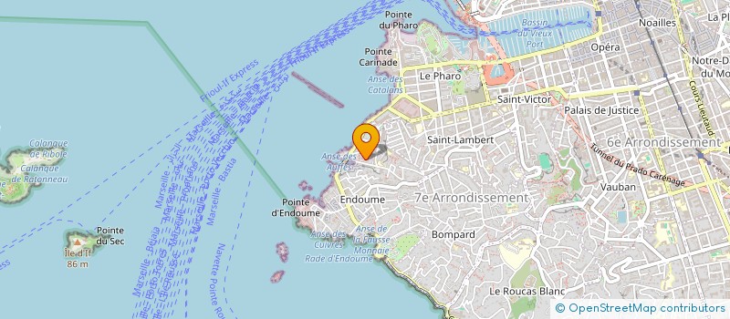 localisation de l'entreprise MONSIEUR DAMIEN THOMAS  MARSEILLE