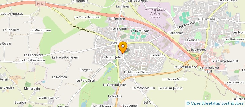 localisation de l'entreprise MONSIEUR DAMIEN TIELLES  BEDEE