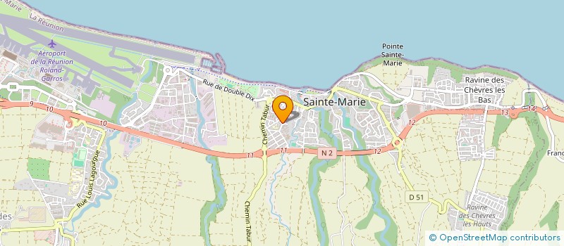 localisation de l'entreprise MONSIEUR DAMIEN TIERPIED  SAINTE-MARIE